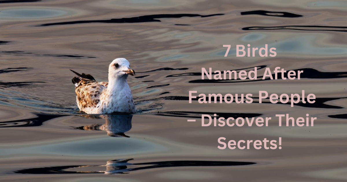 7 Birds Named After Famous People – Discover Their Secrets!